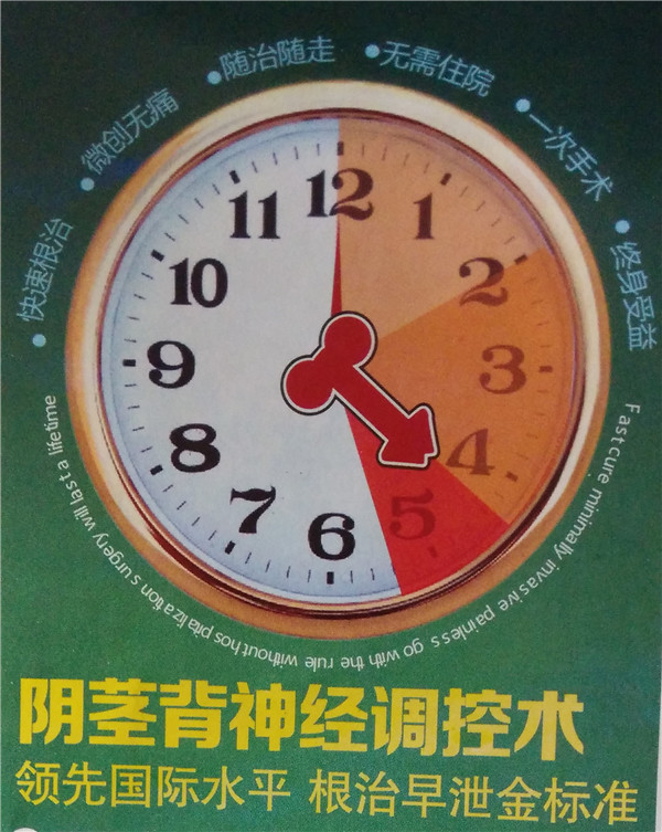邳州同健医院根治早泄